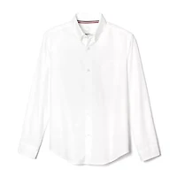 French Toast Little & Big Kid Boys Wrinkle Resistant Button Down Collar Long Sleeve Dress Shirt