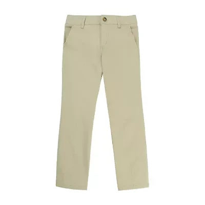 French Toast Little & Big Kid Girls Straight Regular Fit Flat Front Pant
