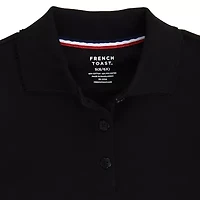 French Toast Little & Big Kid Girls Long Sleeve Regular Fit Polo Shirt