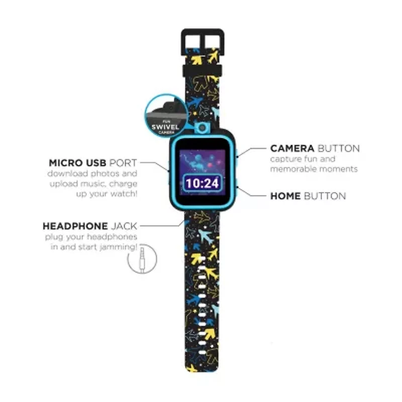Itouch Playzoom Unisex Black Smart Watch 03485m-2-51-Blt