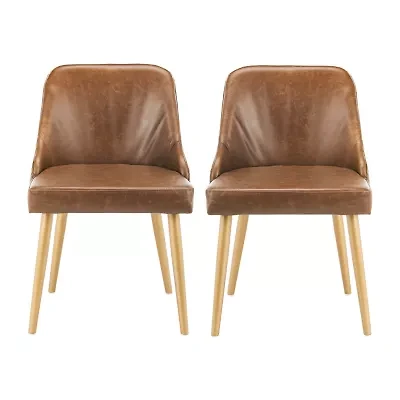 Lulu Faux Leather Upholstered Dining Chair