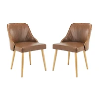 Lulu Faux Leather Upholstered Dining Chair