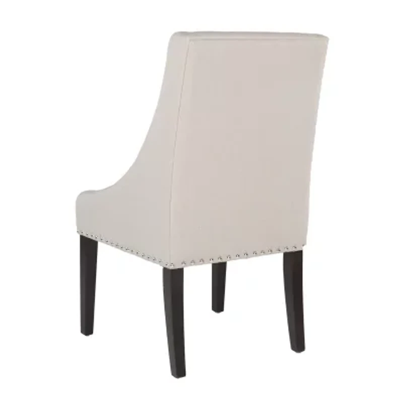 Safavieh Britannia Dining  Collection 2-pc. Upholstered Tufted Chair