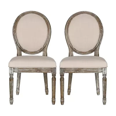 Safavieh Holloway Dining Collection 2-pc. Upholstered Chair