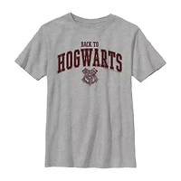 Little & Big Kid Boys Crew Neck Short Sleeve Slim Fit Harry Potter Graphic T-Shirt