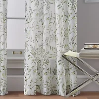 CHF Santa Barbara Rod Pocket Sheer Single Curtain Panel