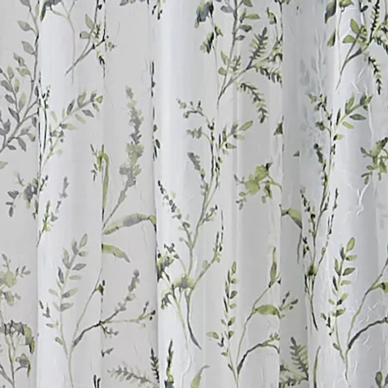 CHF Santa Barbara Rod Pocket Sheer Single Curtain Panel