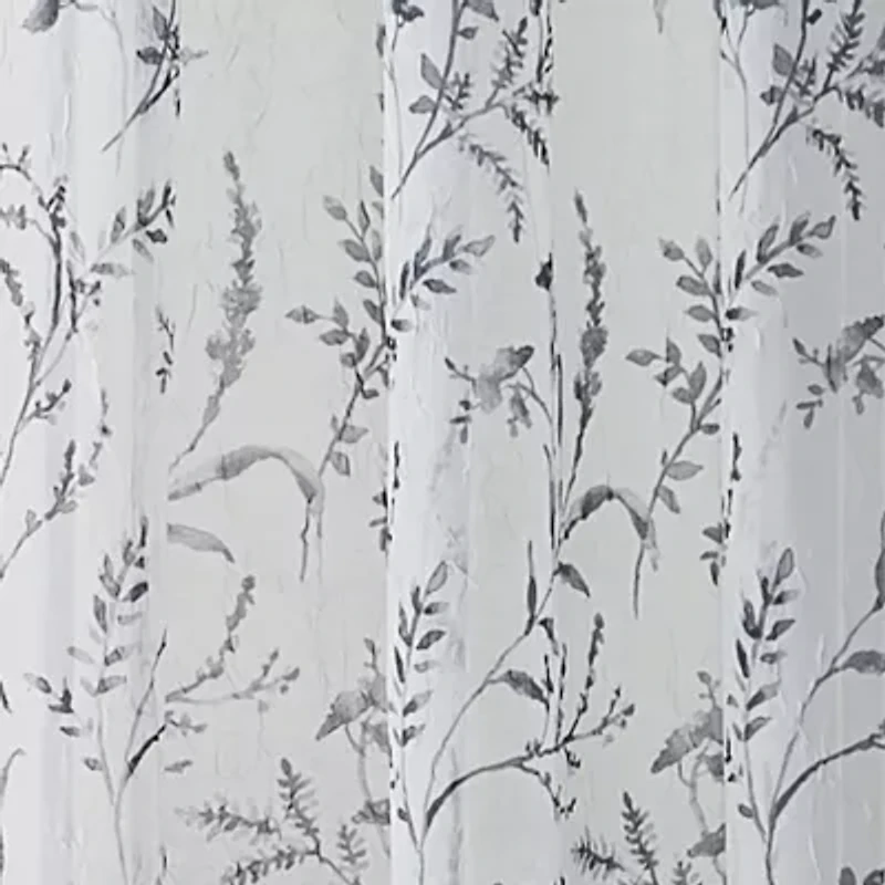 CHF Santa Barbara Rod Pocket Sheer Single Curtain Panel