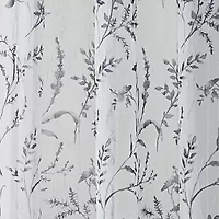 CHF Santa Barbara Rod Pocket Sheer Single Curtain Panel