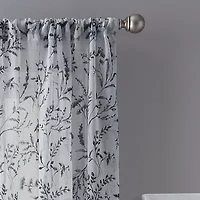 CHF Santa Barbara Rod Pocket Sheer Single Curtain Panel