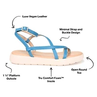 Journee Collection Womens Jeselia Strap Sandals