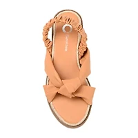 Journee Collection Womens Kiandra Flat Sandals