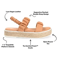 Journee Collection Womens Knowles Heeled Sandals