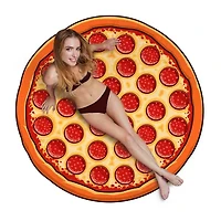 Gigantic Pizza Beach Blanket
