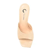 Journee Collection Vivvy Womens Open Toe Wedge Heel Pumps