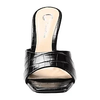 Journee Collection Vivvy Womens Round Open Toe Wedge Heel Pumps