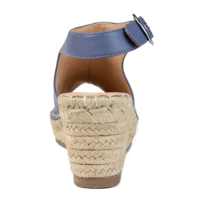 Journee Collection Womens Crew Wedge Sandals