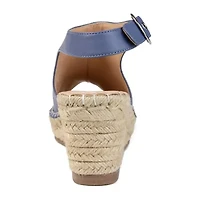 Journee Collection Womens Crew Wedge Sandals