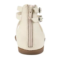 Journee Collection Womens Zailie Criss Cross Strap Flat Sandals