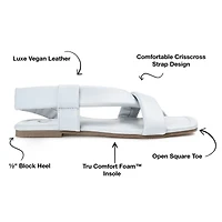 Journee Collection Womens Jaymie Flat Sandals