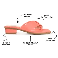 Journee Collection Womens Mina Heeled Sandals
