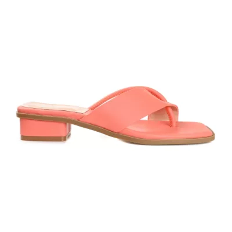 Journee Collection Womens Mina Heeled Sandals
