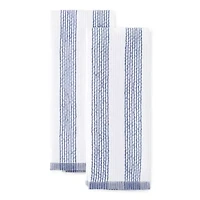 Cooks Striped Dual Purpose 4-Pc. Kitchen Towel Set