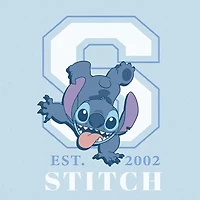 Disney Collection Little & Big Kid Girls Crew Neck Fleece Long Sleeve Lilo Stitch Sweatshirt