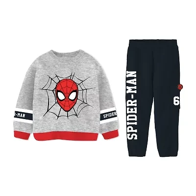 Disney Collection Little & Big Kid Boys 2-pc. Spiderman Pant Set