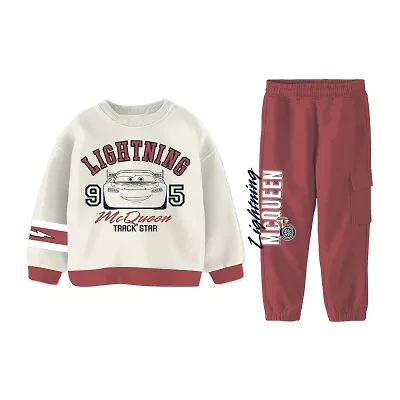 Disney Collection Little & Big Kid Boys 2-pc. Cars Pant Set