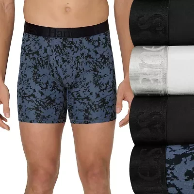 Hanes Supersoft Bonus Pack Mens 4 Boxer Briefs Uo2bd4