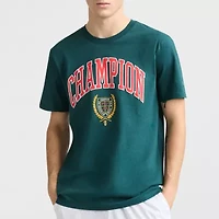 Champion Mens Crew Neck Short Sleeve Regular Fit Graphic T-Shirt