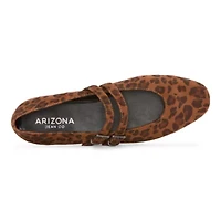 Arizona Helena Womens Round Closed Toe Ballet Flats