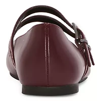 Arizona Jean Co Helena Womens Round Closed Toe Ballet Flats