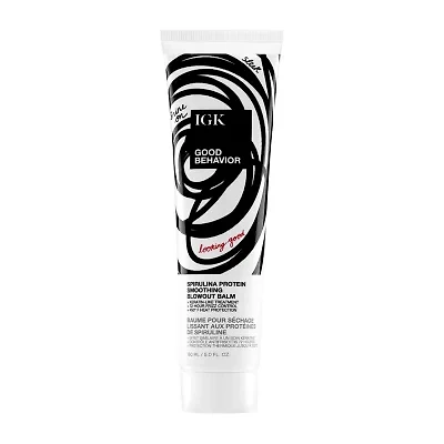 IGK Good Behavior Spirulina Smooth Blowout Styling Product 5 oz.