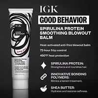 IGK Good Behavior Spirulina Smooth Blowout Styling Product 5 oz.