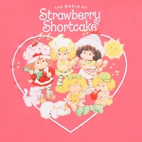 Strawberry Shortcake Oversized Womens Crew Neck Short Sleeve Juniors Graphic T-Shirt