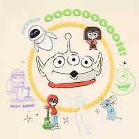 Pixar Main Character Energy Boyfriend Tee Womens Crew Neck Short Sleeve Oversized Juniors Graphic T-Shirt