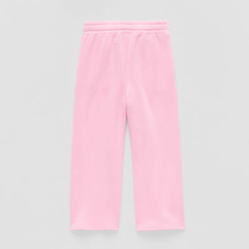 Okie Dokie Toddler & Little Girls Wide Leg Regular Fit Pull-On Pant