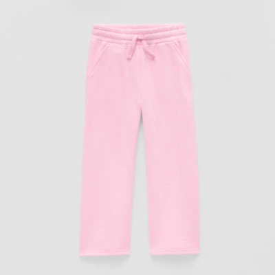 Okie Dokie Toddler & Little Girls Wide Leg Regular Fit Pull-On Pant