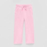 Okie Dokie Toddler & Little Girls Wide Leg Regular Fit Pull-On Pant