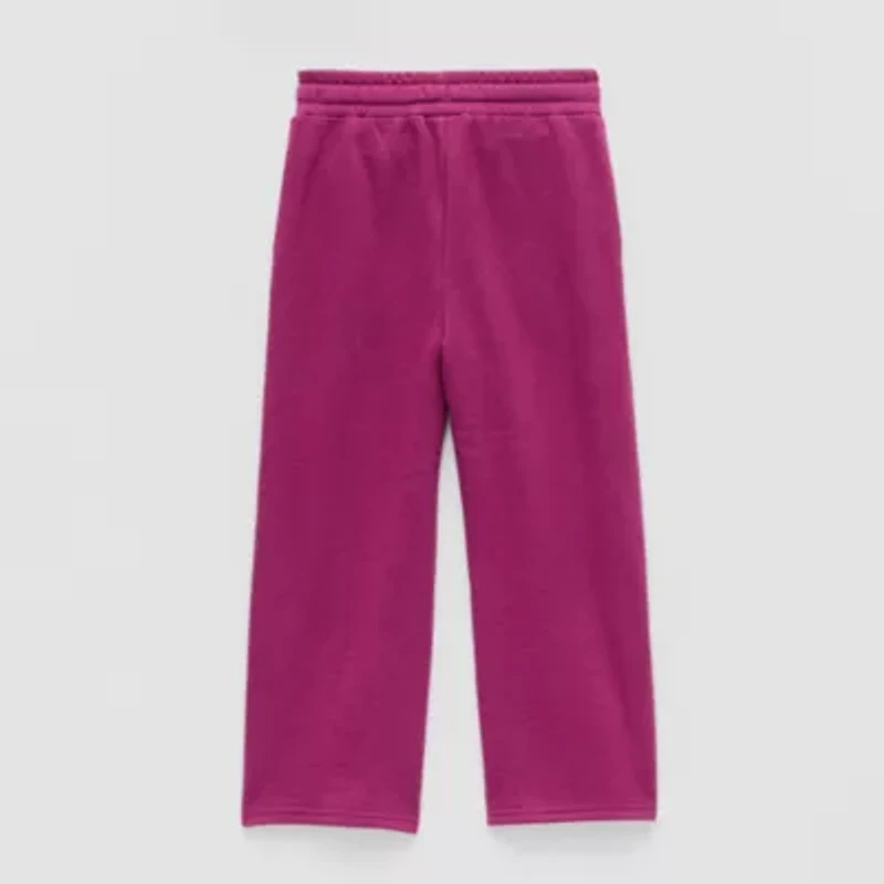 Okie Dokie Toddler & Little Girls Wide Leg Regular Fit Pull-On Pant