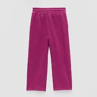 Okie Dokie Toddler & Little Girls Wide Leg Regular Fit Pull-On Pant