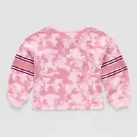 Okie Dokie Active Toddler & Little Girls Round Neck Long Sleeve Graphic T-Shirt