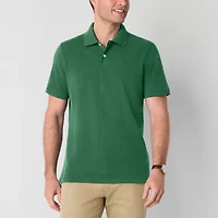 St. John's Bay Premium Stretch Mens Slim Fit Short Sleeve Polo Shirt