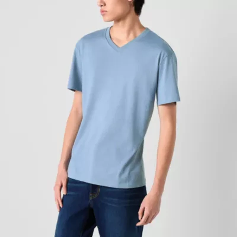 Arizona Mens V Neck Short Sleeve T-Shirt