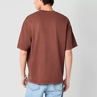 Arizona Mens Crew Neck Short Sleeve Boxy Fit Graphic T-Shirt