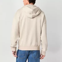 Arizona Mens Super Soft Zip Up Fleece Hoodie