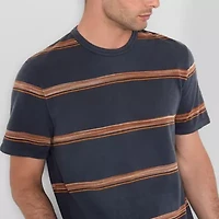 mutual weave Boxy Pique Mens Crew Neck Short Sleeve T-Shirt