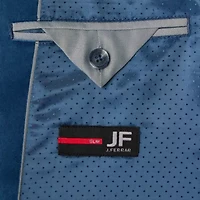 J. Ferrar Mens Floral Stretch Fabric Slim Fit Tuxedo Jacket